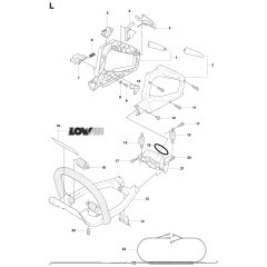 Handle & Controls for Husqvarna