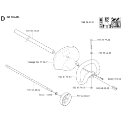 Handle & Controls for Husqvarna 326