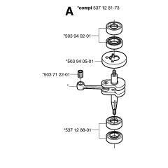 Crankshaft Assembly for Husqvarna
