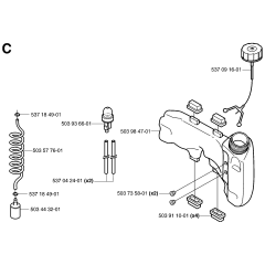 Fuel Tank Assembly for Husqvarna