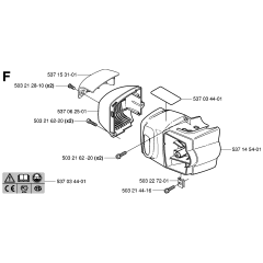 Cover Assembly for Husqvarna 326