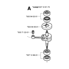 Crankshaft Assembly for Husqvarna