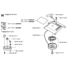 Starter Assembly for Husqvarna