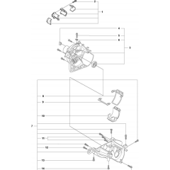 Crankcase for Husqvarna 326 LDx