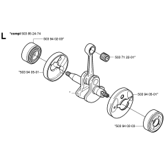 Crankshaft Assembly for 326P