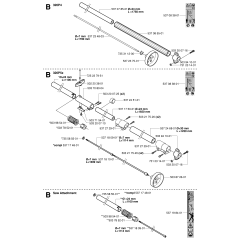 Shaft Assembly for Husqvarna 326P