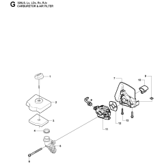 Carburetor & Air Filter for 326RX