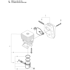Cylinder & Muffler Assembly