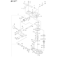Bevel Gear Assembly for Husqvarna