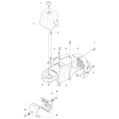 Cylinder Cover for Husqvarna 327