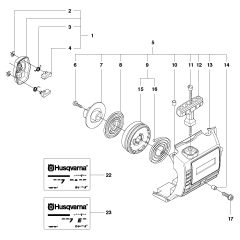 Starter Assembly for Husqvarna