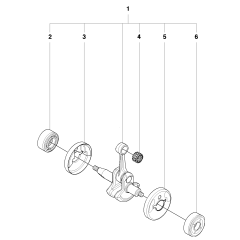 Crankshaft Assembly for Husqvarna