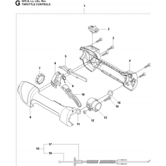 Handle & Controls for Husqvarna