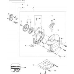 Starter-1 for Husqvarna 327 LS