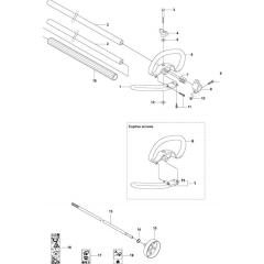 Shaft & Handle for Husqvarna 327 Lx
