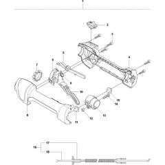 Handle Controls for Husqvarna
