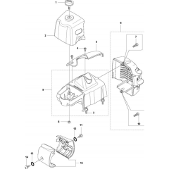 Cover for Husqvarna 327 Lx