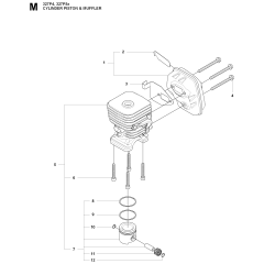 Cylinder & Muffler Assembly