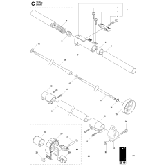 Shaft Assembly for 327P Pruners