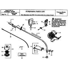 Shaft & Handle for Husqvarna 32Rlc