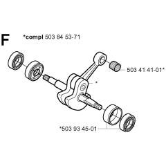 Crankshaft Assembly Husqvarna 333