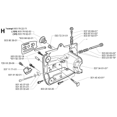 Crankcase Assembly for Husqvarna