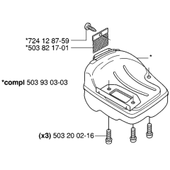 Muffler Assembly for 334T