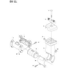 Tower Assembly for Husqvarna 335FR