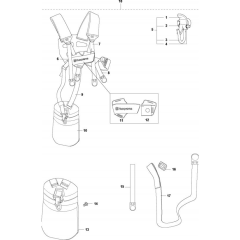 Harness for Husqvarna 335 LS