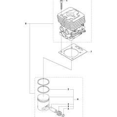Cylinder Piston for Husqvarna