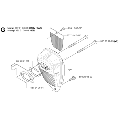 Muffler Assembly for 335R
