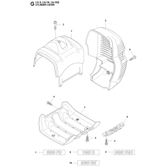 Cylinder Cover for Husqvarna