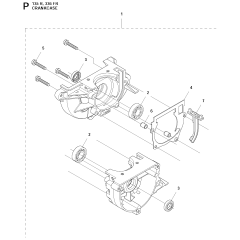 Crankcase Assembly for Husqvarna