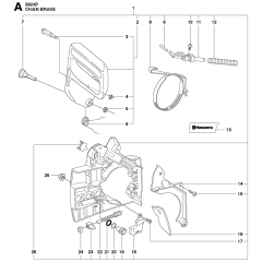 Chain Brake Assembly Husqvarna