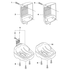 Muffler Cover for Husqvarna 339XP