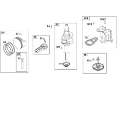 Crankshaft Assembly for Briggs