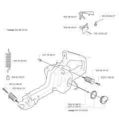 Fuel Tank Assembly Husqvarna 340