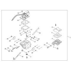 Carburettor for Shindaiwa 341AC