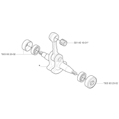 Crankshaft Assembly for Husqvarna