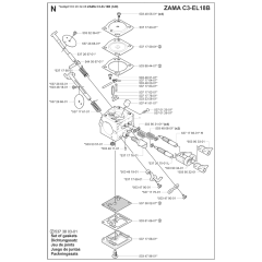 Carburetor Assembly for Husqvarna