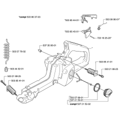Fuel Tank Assembly for Husqvarna