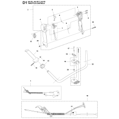 Throttle Controls for Husqvarna 345FR
