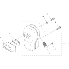 Muffler Assembly for Husqvarna