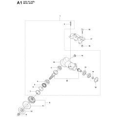 Bevel Gear Assembly for 345RX