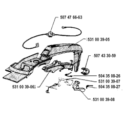 Handle Assembly for Husqvarna 35