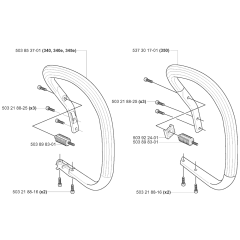 Handle Assembly for Husqvarna 350