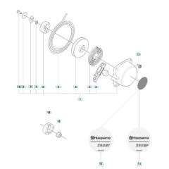 Starter Assembly for Husqvarna 350BF