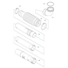 Tube Assembly for Husqvarna 350BF