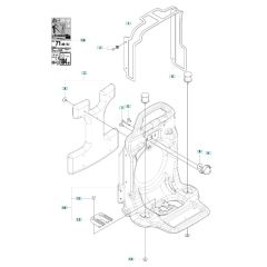 Frame Assembly for Husqvarna 350BF