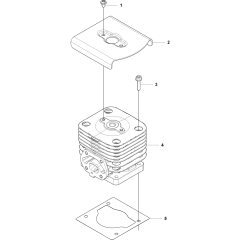Cylinder Assembly for Husqvarna 350BT